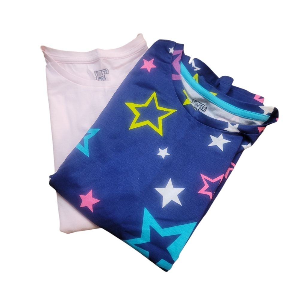 Girl's Long sleeve 2 Pack -Spotted Zebra